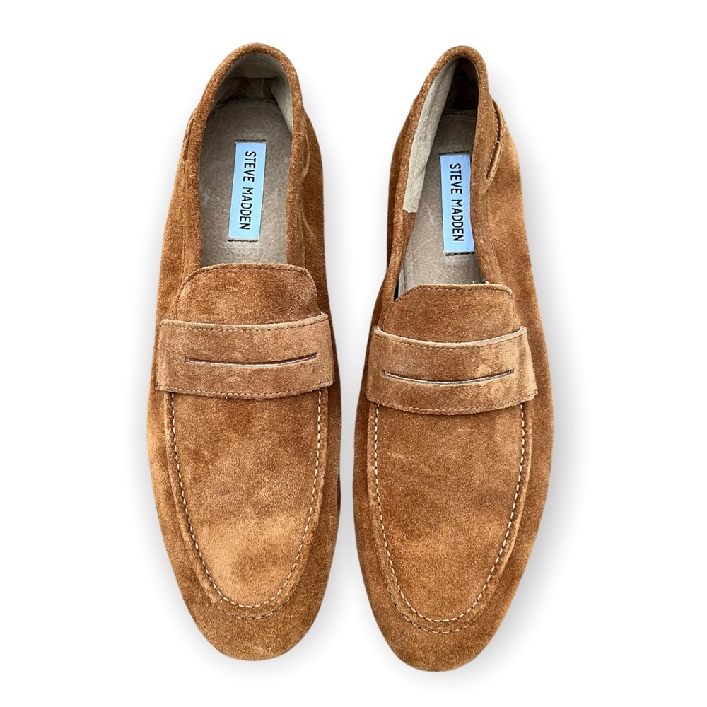 Steve Madden Men’s Moccasin/Loafer Leather Shoes